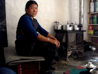 A teahouse owner in Mustang