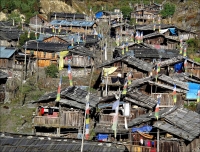 A typical village in Kanchenjunga