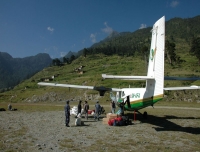 Juphal Airport in Lower Dolpo
