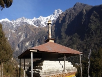 A monastery in Kanchenjunga Trek route