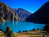 Phoksundo Lake in Ringmo Village Dolpo