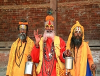 Sadhus in Pashupatinath