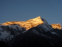 Sunrise view on Kwangde Peak