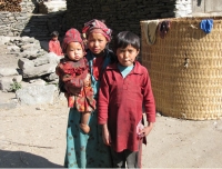 Children in Tamang Heritage Trail