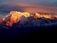 Sunset on Annapurna South