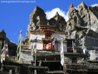 A Buddhist Temple in Annapurna Circuit