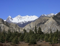 Landscape in Annapurna Circuit