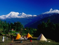 View from Australian Camp in Mardi Himal Trek Route