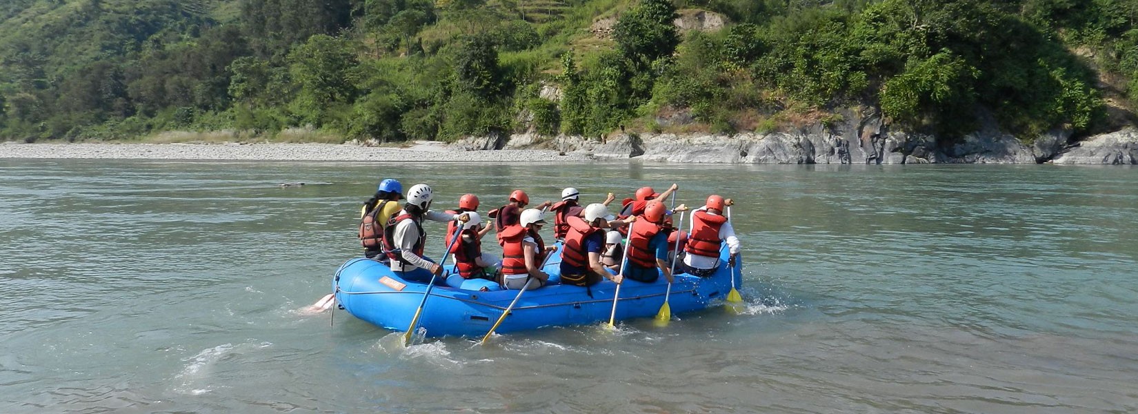 Rafting in Trishuli River