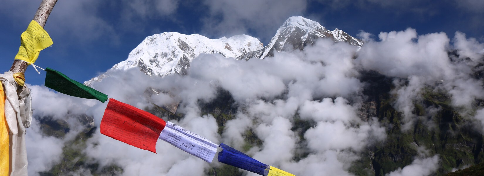 View of Annapurna South from Mardi Trek