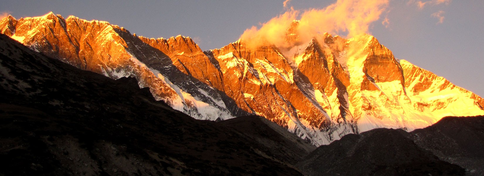Sunset on Mount Lhotse