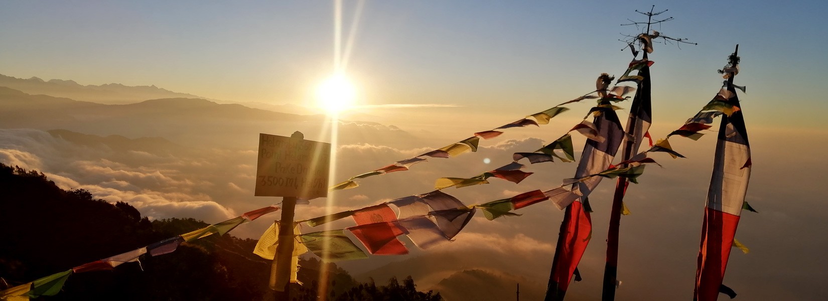 Sunset view in Helambu Trek