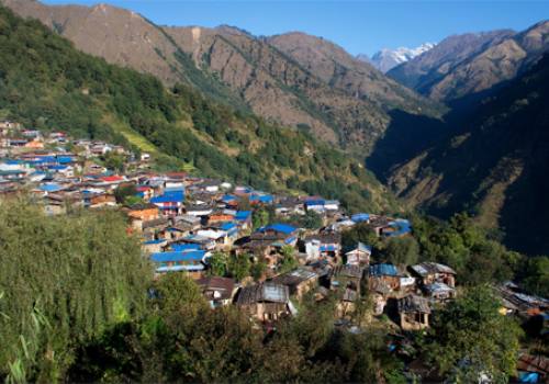 A shepherd Lower Manaslu Trek